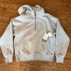NWT Vuori Light Blue Haze Performance Hoodie size XXS